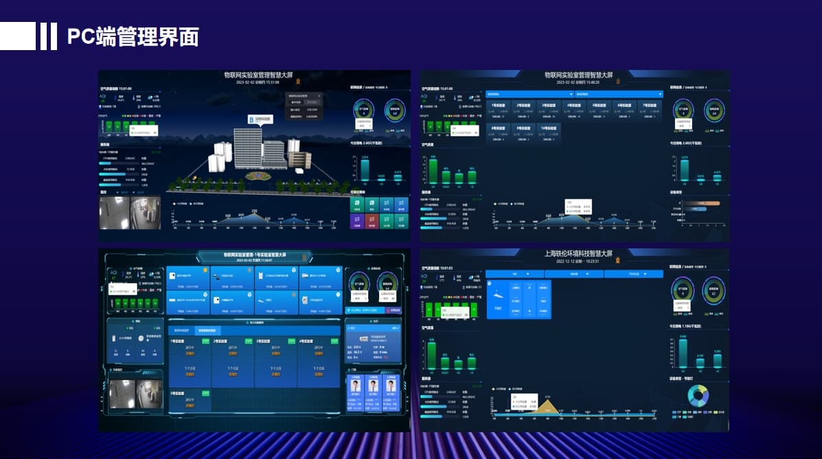 控制集控系统PC端管理界面